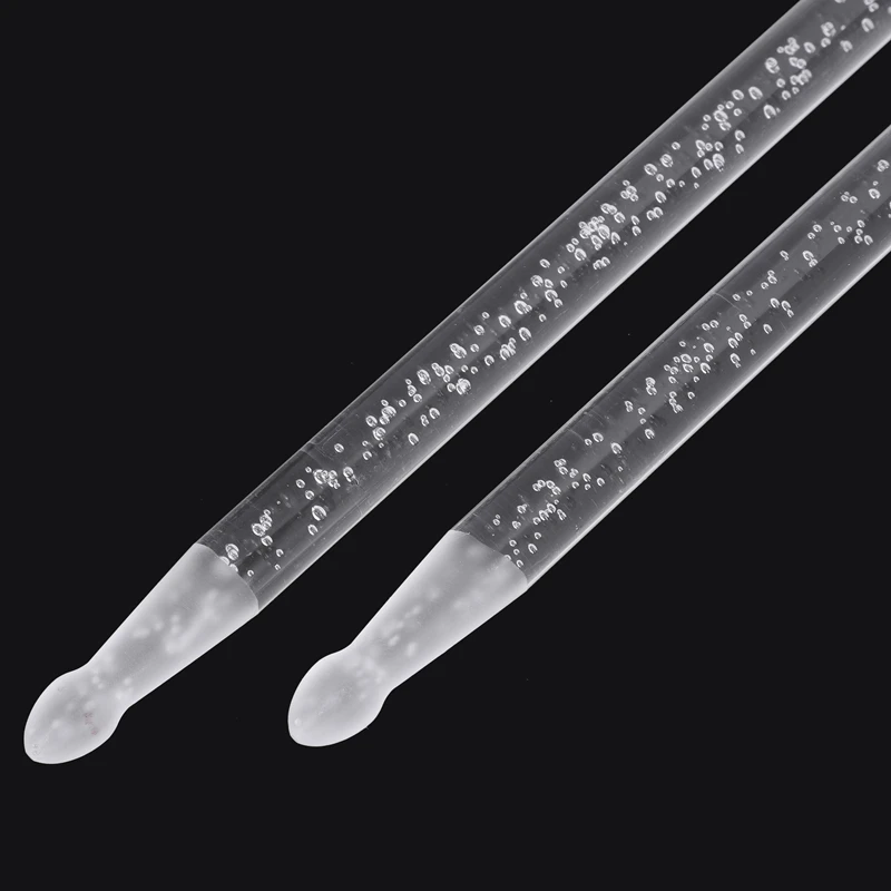 Bubble Lighting LED Drum Stick 5a Acrylic Drumsticks Luminous in the Dark Stage Jazz Drumsticks Special Performance