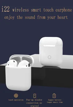 

Audio Quality i22 TWS Wireless earphone BT5.0 Double Calling Smart Mini Earbuds i22