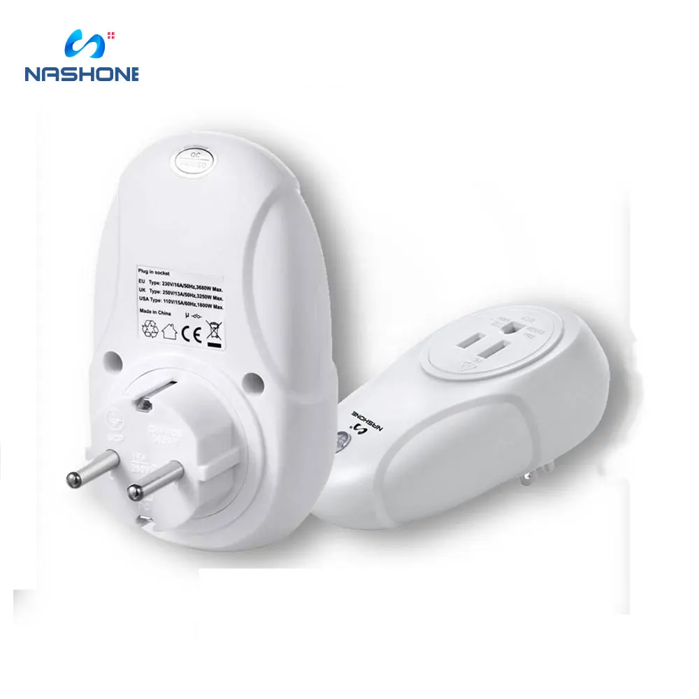 

Nashone UE plug 230V temperature controller digital programmable timer switch wireless termostato inalambrico calefaccion