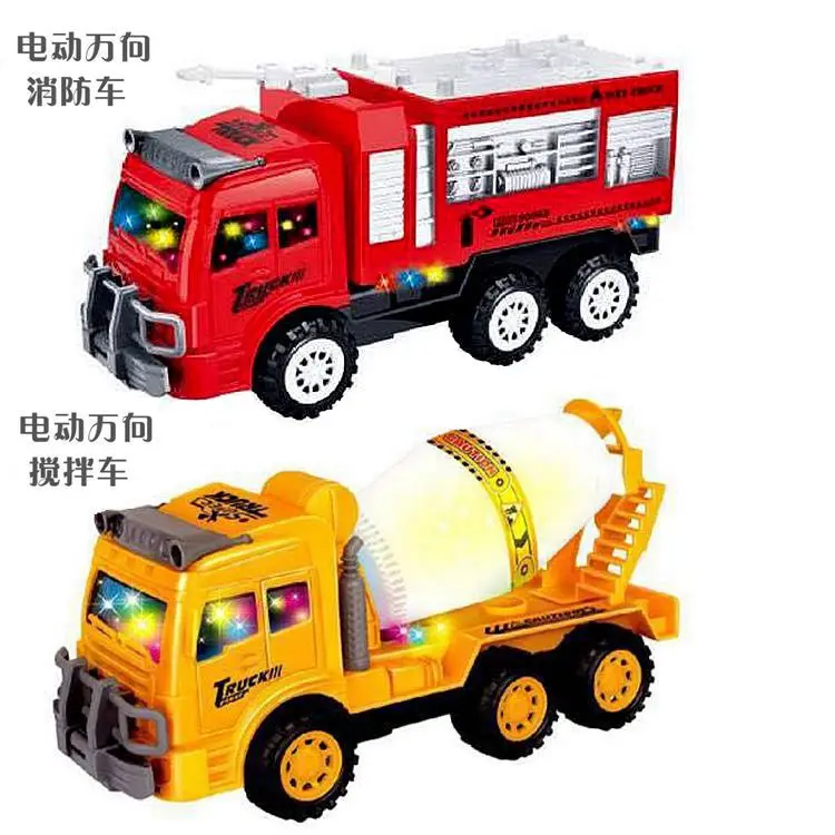 

Electric Universal Engineering Vehicle Cement Mixer Electric Universal Firefighting Water-tank Lorry Light Included Light Music