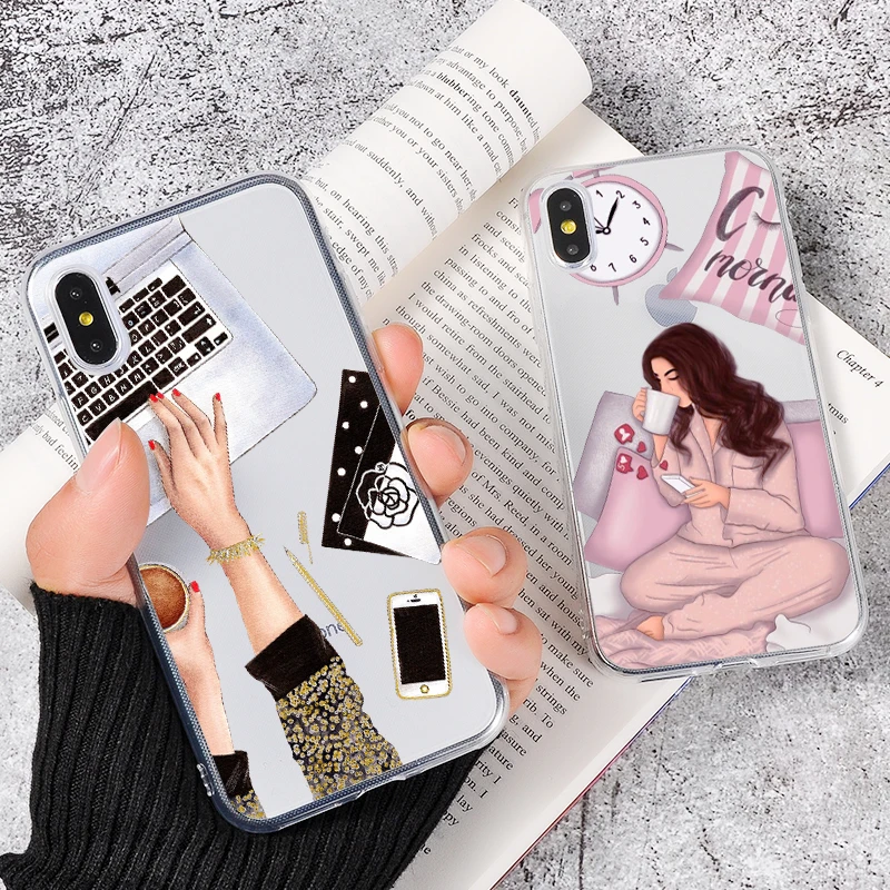 Изысканный дизайн для iPhone 7 8 Plus XR X XS MAX 6 6S 5 SE силиконовая Мягкая задняя крышка |