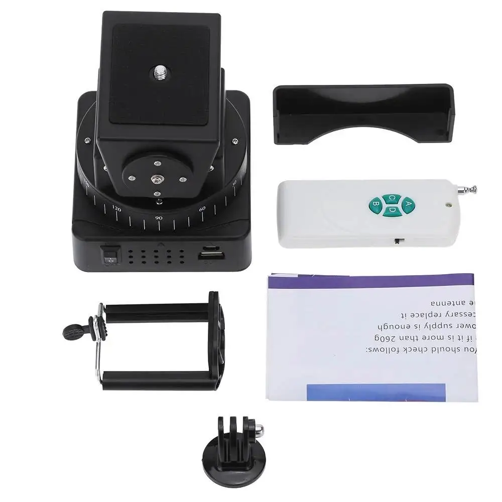 

Remote Control Motorized Tripod Stand Adapter Tripod Head for Sony Canon DSLR Camcorder Wifi Camera for iphone Smartphone