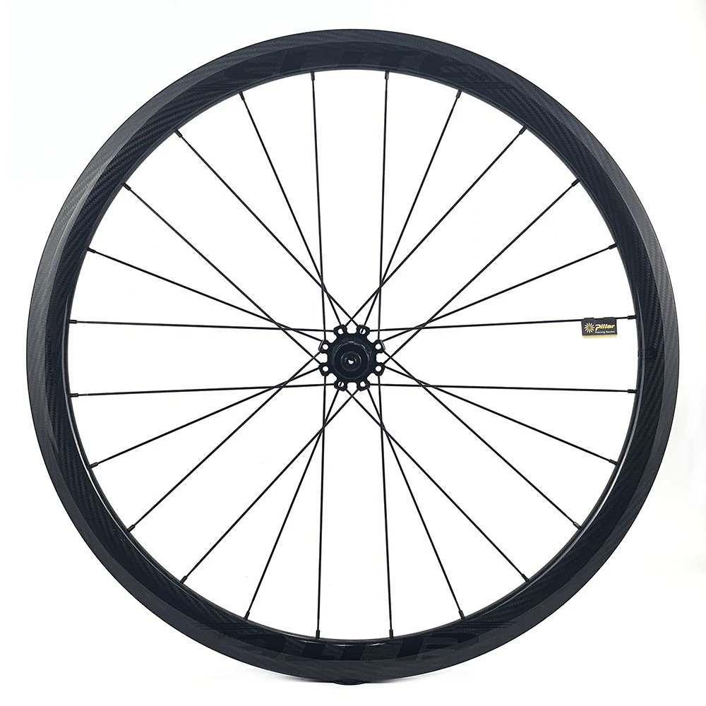 Колеса ELITEWHEELS 700c шоссейные велосипедные Углеродные колеса 3k Twill UCI качественные