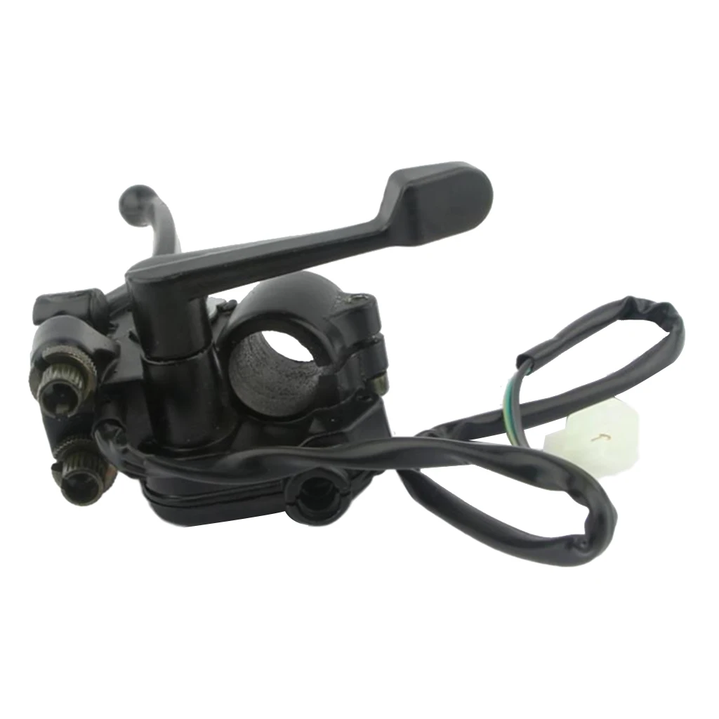 Solid Double Dual Brake Lever Thumb Throttle with Oiler for 7/8 inch Handlebar ATV QUAD Motorcycle (50-250cc Single Cylinder)