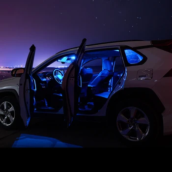 

6pcs Error Free Auto LED Bulbs Car Interior Light Kit Dome Reading Light Mirror Makeup Trunk Lamps For MG 6 MG6 2017 2018 2019