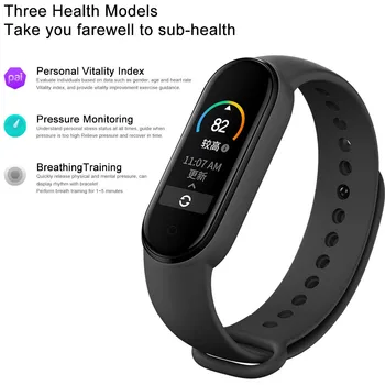 

1.1" AMOLED Display for Xiaomi Mi Band 5 Color Sleep Step Swim Sport Monitor APP Miband 5 Bluetooth 5.0 For Xiaomi Mi Band