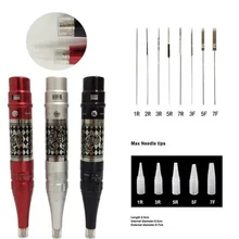 Перманентная машина для макияжа micropigentacion машина Беспроводная Косметическая Перманентная татуировка машина с немецкий двигатель для бровей губ