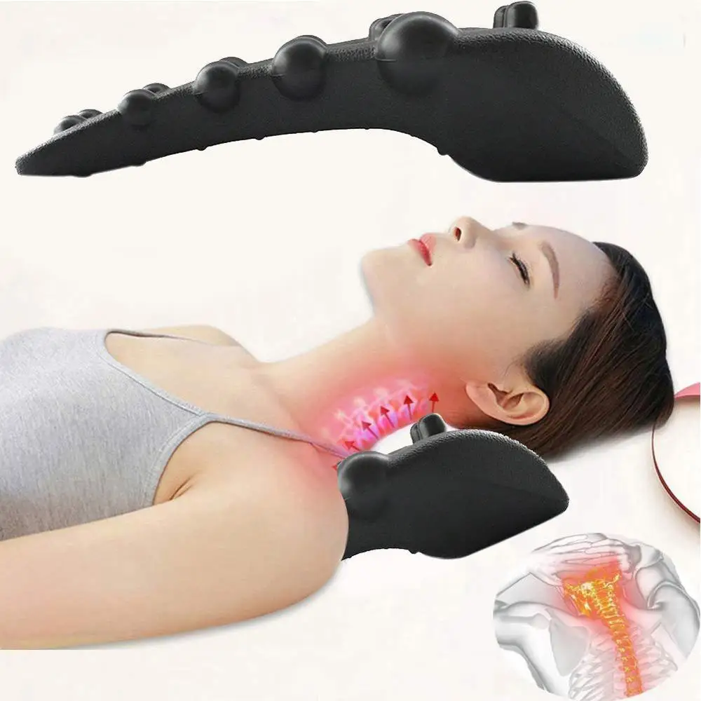 

Correct Cervical Vertebra Lumbar Traction Straight Spine Spine Relax Back Massage Board Brace Back Stretching Device Health Care