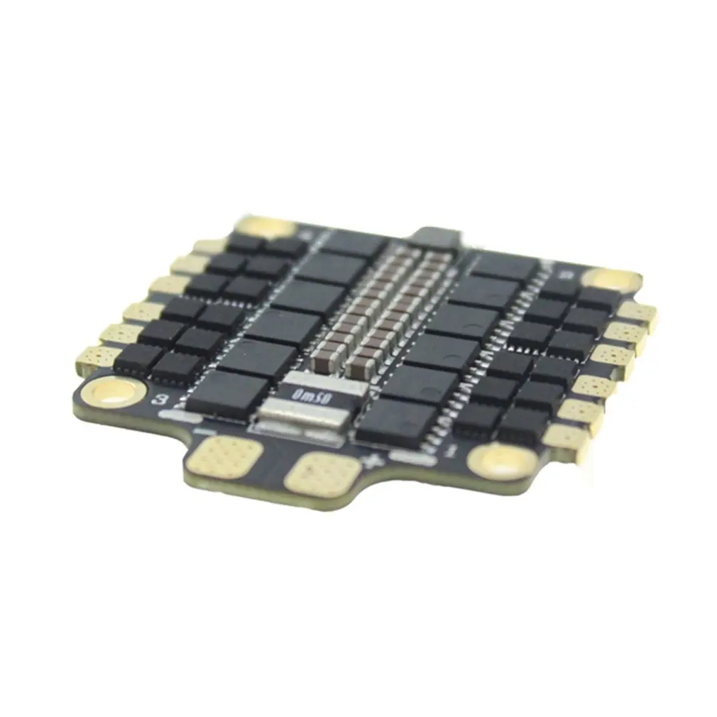 ESC 4-в-1 50A с диагональю экрана 3-6S BLHeli_32 5V 3A BEC Dshot1200 мини Размеры ESC для DIY небольшой гоночный Дрон с видом от первого лица с отводом тепла