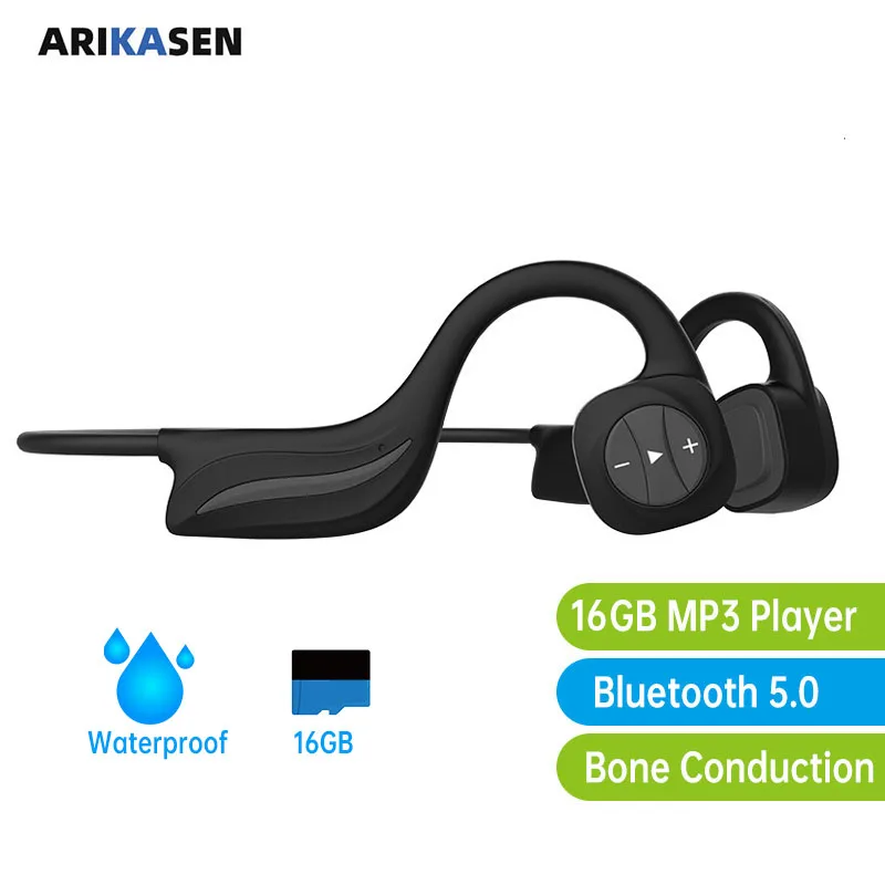 16GB Waterproof Music Player Compatible with Bluetooth 5.0 Underwater
