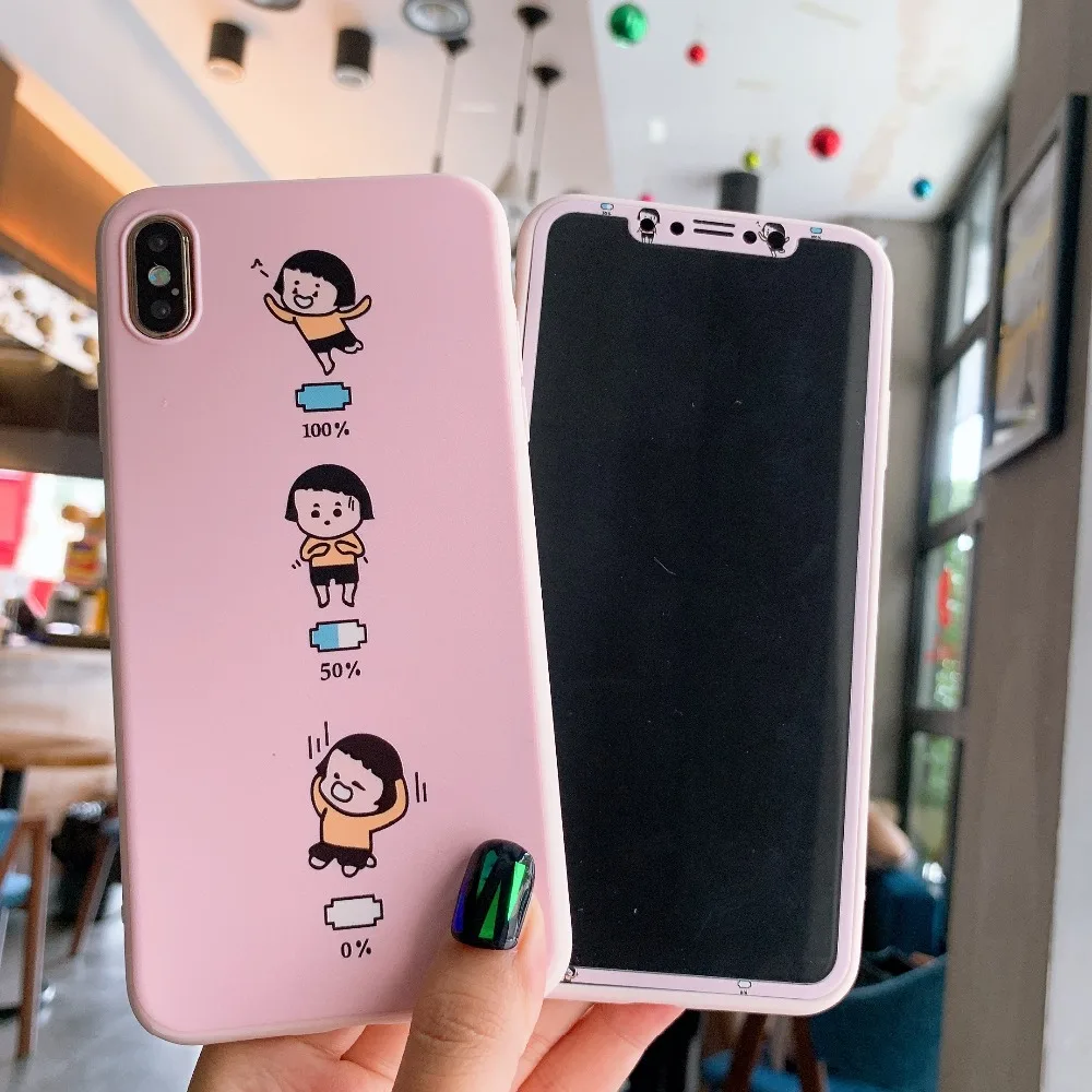 360-Protection-Cartoon-Crayon-Shin-chan-screen-protection-film-Couple-Phone-case-for-iPhone-6-6s