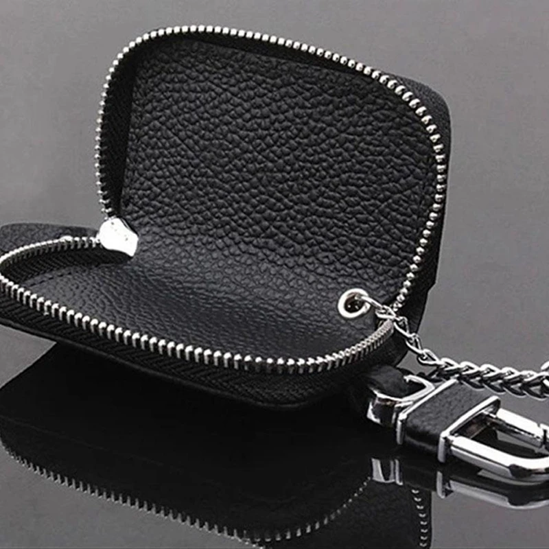 Местный запас для мужчин и женщин держатель для ключей вешалка чехол кожаные брелоки сумка автомобильный кошелек брелок