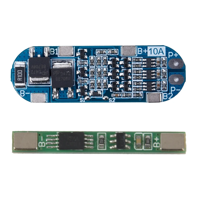 

3 String 11.1V 12V 12.6V Battery Protection Board Has Overcharge and Short Circuit Function 10A Current Limit & 1S 3.7V 3A 18650