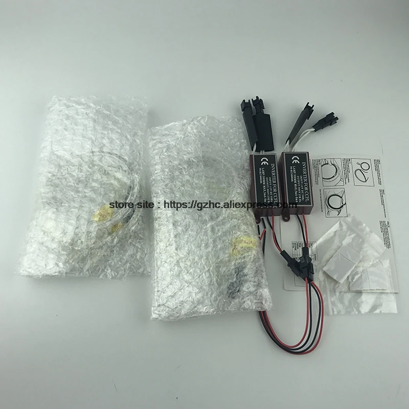 Для Lada Priora VAZ 2170 2171 2172 ультра яркий дневной свет DRL CCFL ангельские глазки демон глаза комплект Теплый Белый Halo Кольцо