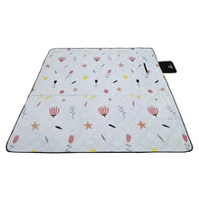 2X2 м водонепроницаемый складной коврик для пикника Открытый Кемпинг спальный коврик пляжное влажное одеяло переносной Коврик для кемпинга Пешие прогулки пляжный коврик