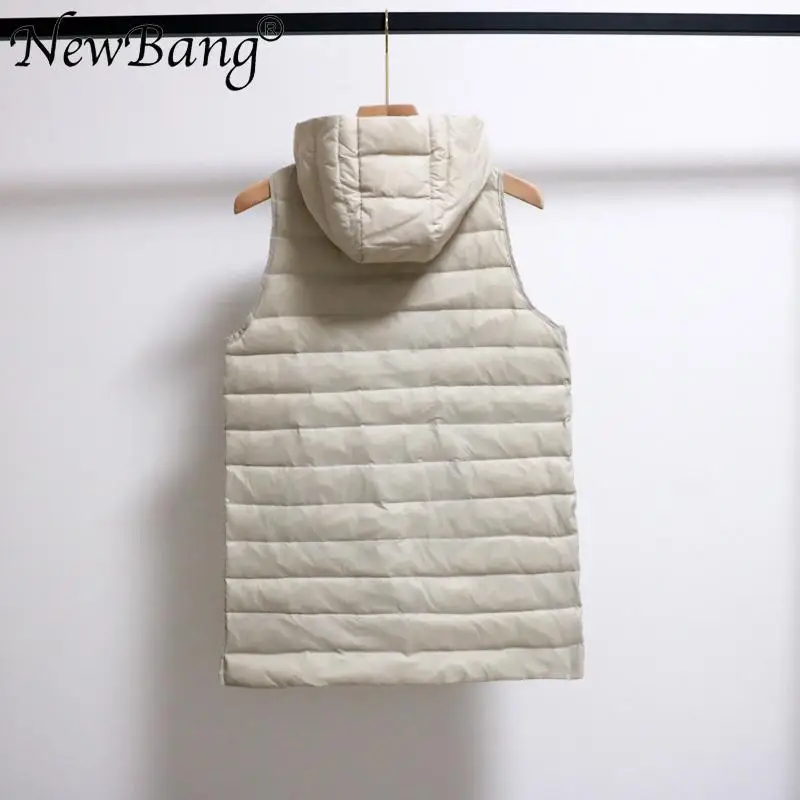 Женский светильник жилет с капюшоном и карманом Размеры S M|Пуховики| |