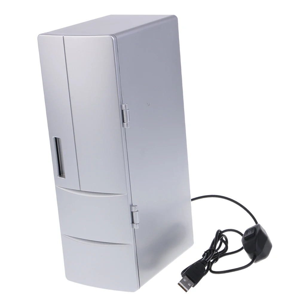 

Universal Car Mini Fridge Warmer and Cooler Dual Auto USB Refrigerator Freezer Office