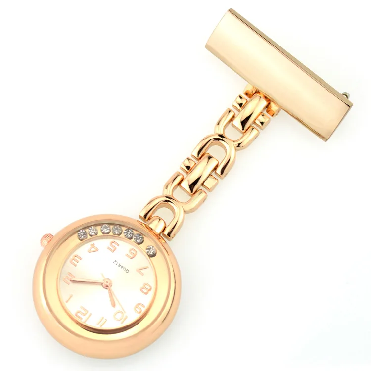 

Hot Selling Rolling drill Quartz Medical Dial Fashion Nurse Pocket Watches Brooch ancient retro Tunic reloj de bolsillo