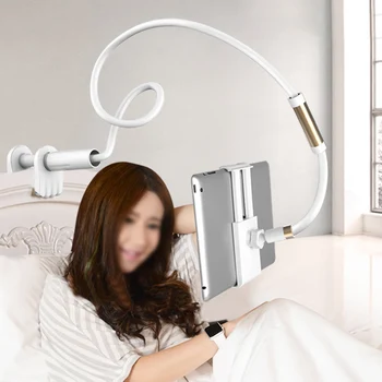 

Phone Stand Bedroom Gooseneck Practical Home Office Tablet Holder Clamp Non Slip Lazy Universal Long Arms 360 Degree Flexible