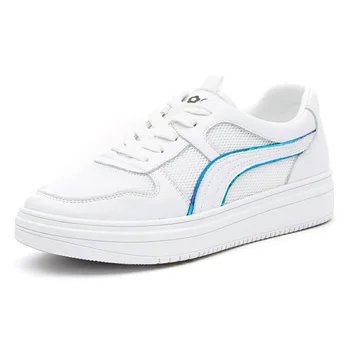 

Leather White Shoes Women 2020 New Spring Large Size Wild Casual Sports Shoes Zapatos De Mujer Tenis Feminino