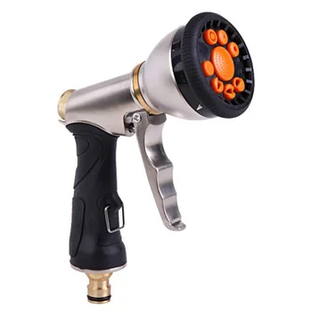 

Watering Gun Garden Nozzle Car Wash Water Gun Head High Pressure Sprayer 9 Function Adjustable Shower Head Cleaning Tool new