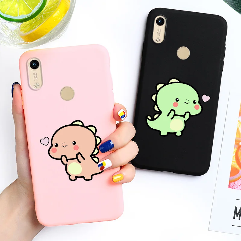 

Honor 8A Case Huawei Honor 8A Pro Cover Fundas 6.09'' 3D DIY Painted Candy Color Soft TPU Phone Case For Huawei Y6 2019 Bumper