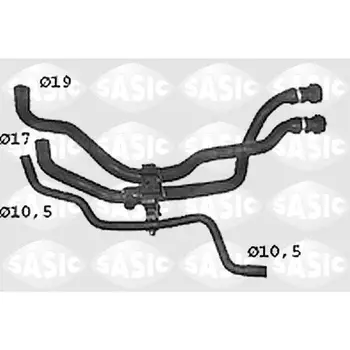 

Pipe радиатораRenault Clio II/Kangoo 1.4-1.6 97 SASI