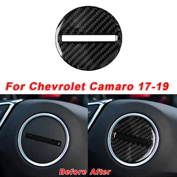 

Black Steering Wheel Sticker For Chevrolet Camaro 2017-2019 Replacement Accessories Car Auto Interior Inner