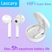 Lascary TW40 Tws сенсорное управление Bluetooth Наушники Hi-Fi стерео супер бас беспроводные наушники HD микрофон шумоподавление