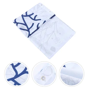 

1pc Christmas Cartoon Bath Drape Shower Curtain Bath Curtain for Hotel Toilet Bathroom Home