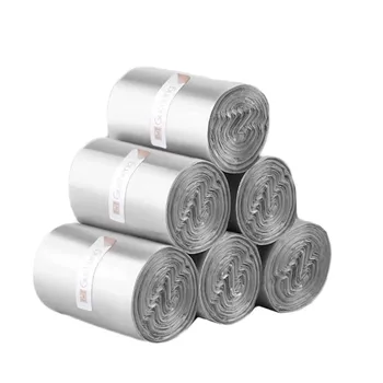 

Garbage bag 6 Rolls 240 PCS 10μ Thickening Durable Disposable Trash Bags Household Disposable Plastic Desktop Small Garbage Bags