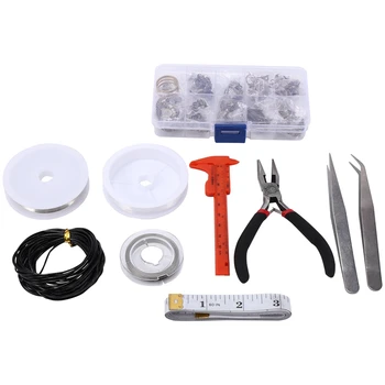 

Handcrafted Jewelry Tools Set DIY Necklace Bracelet Earrings Keychain Making Accessories