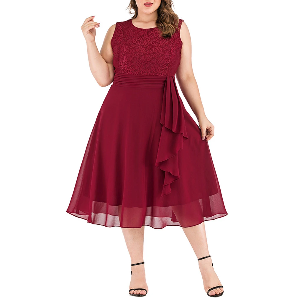 JAYCOSIN Lace Dress Women