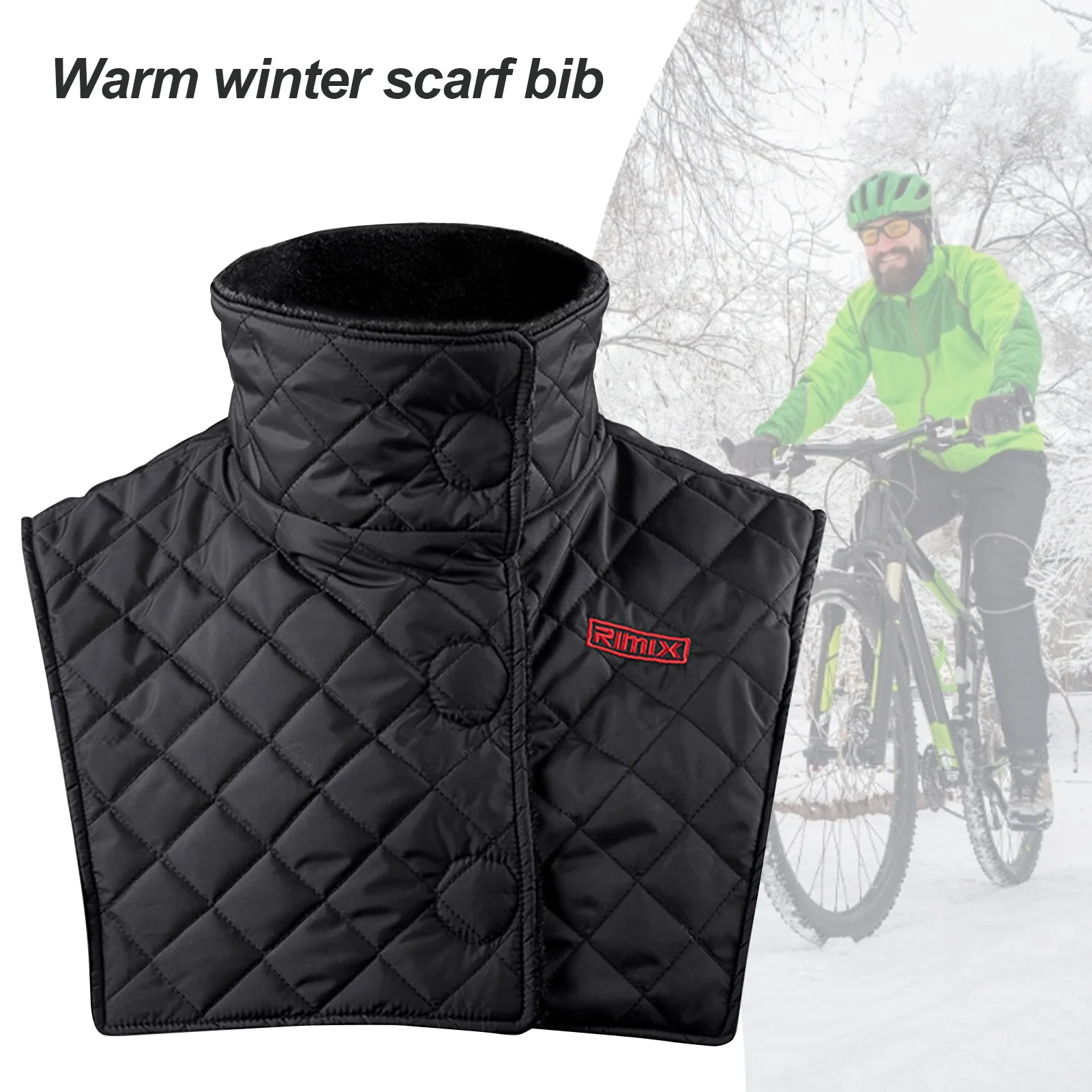 Winter Moto Riding Skiing Thicked Skating Neck Warmer Cover Warm Scarf Windproof Windproof Camping Thermal Wrap Bib Headwear 2