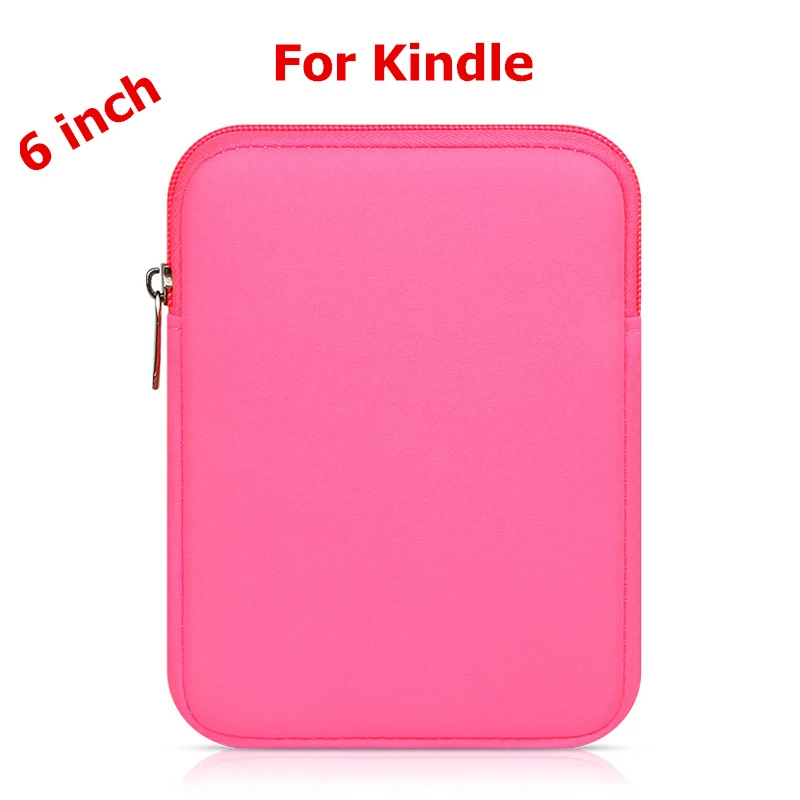 Мягкие планшеты гильзы сумка для iPad Mini 1/2/3/4 Air 1/2 крышка чехол для iPad Pro 9,7 нового iPad / 9,7 для чтения электронных книг 6 - Цвет: 6 inch rose red