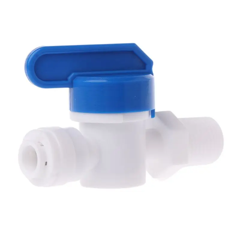 Straight Inline Ball Valve Tube Quick Connect RO Water Reverse Osmosis System