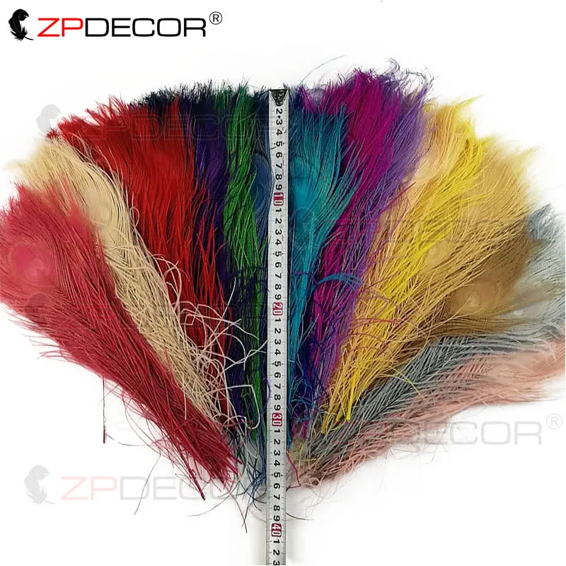 Zpdecor 30-35 см Перья павлина для поделок