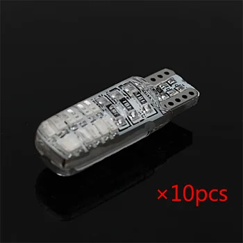 

Low Temperature Rising Energy-saving Easy to install 5 Colors Silicone 10pcs T10 LED Lamp12V 3W Flood Corn LED Light Bulb