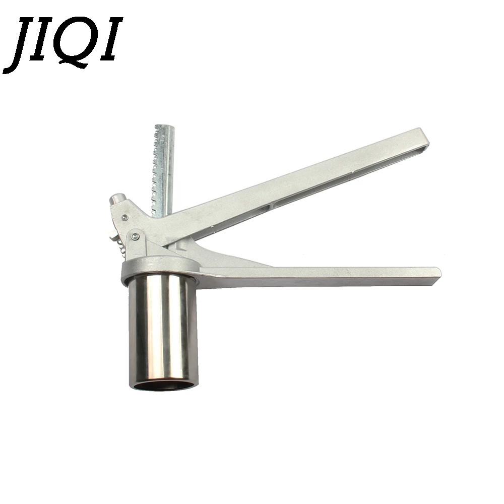 JIQI 7 Modes Stainless Steel Pasta Maker Handmade Noodles Press Spaghetti Noodle Press Machine Hand Operated Dough Cutter Molds