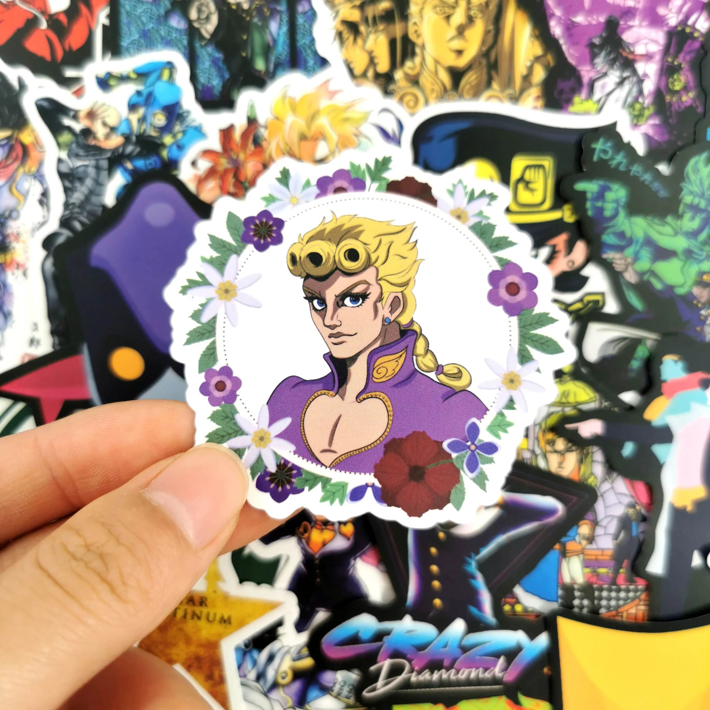 50 шт./компл. аниме Jojos Необычные наклейки на тему путешествий для холодильника телефона скейтборды мотоцикла ноутбука багажа наклейки на велосипед