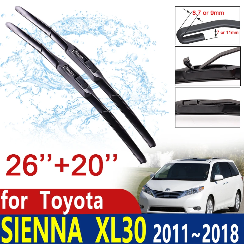 Toyota sienna windshield Clearance