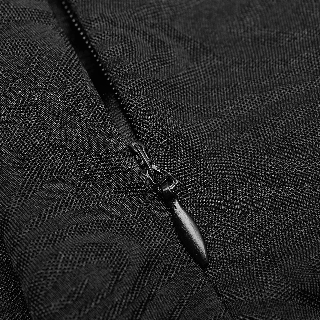 Панк Rave women's Goth Witch вырез с расклешенными рукавами Платья С Капюшоном WQ-446LQF