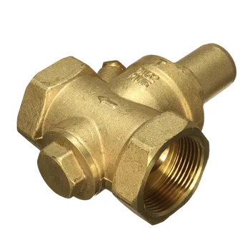 

40mm DN32 Brass Water Flow Pressure Reducing Valve With Adjustable Gauge + Wrench