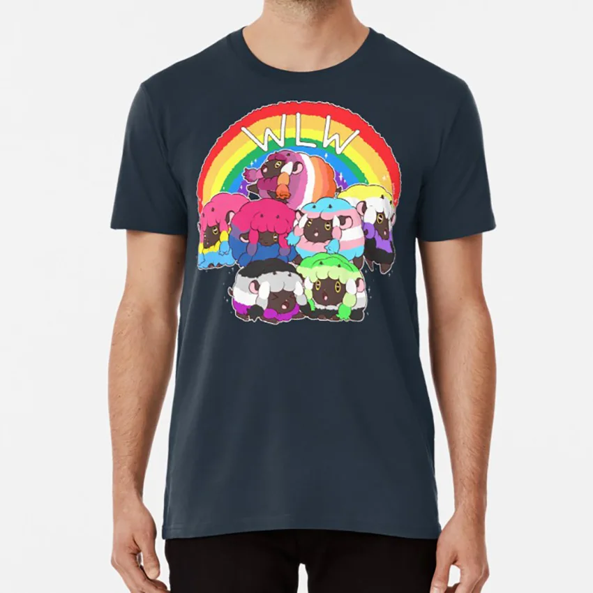 WooLooWoo Pride(все Wooloos) Футболка wooloo wlw pride gay pride, для мужчин - Цвет: Тёмно-синий