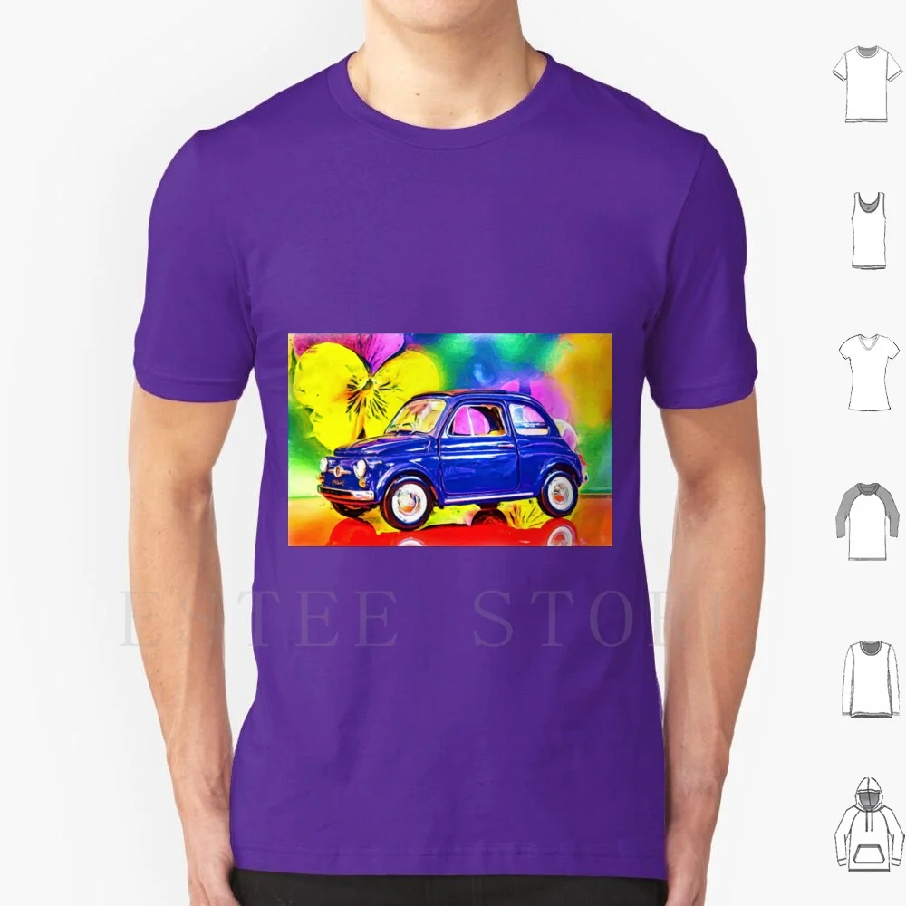 Fiat 500 Bella Italia-Fiat 500 T Shirt Cotone Uomo Stampa Fai Da Te Multipla Abarth 595 Fiat Talento Fiat 127 Fiat Decesimo Fiat