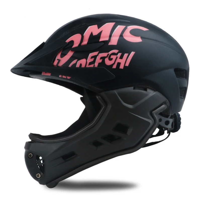 bike helmet with chin guard