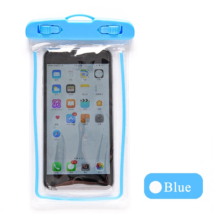 Blue Летний Универсальный Водонепроницаемый Чехол для iPhone XS Max XR X 8 7 6 Plus samsung S10, водостойкий мешок, чехол для мобильного телефона - Цвет: Blue