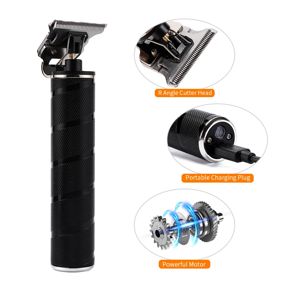 USB Керамический триммер машинка для стрижки волос профессиональные Т образные