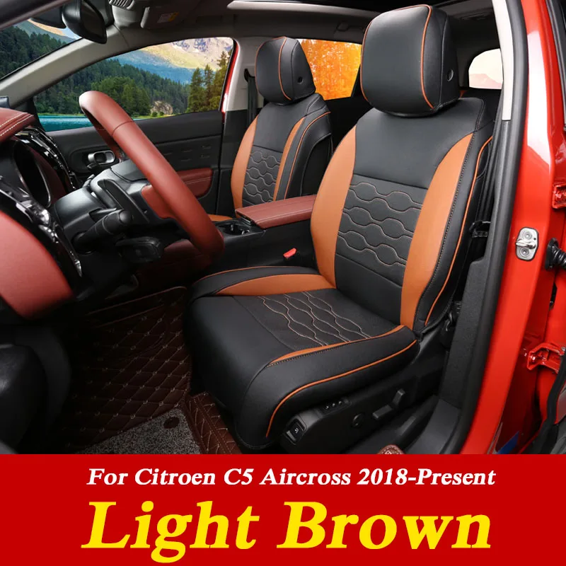 Car seat covers fit Citroen C5 black sport style full set grey 