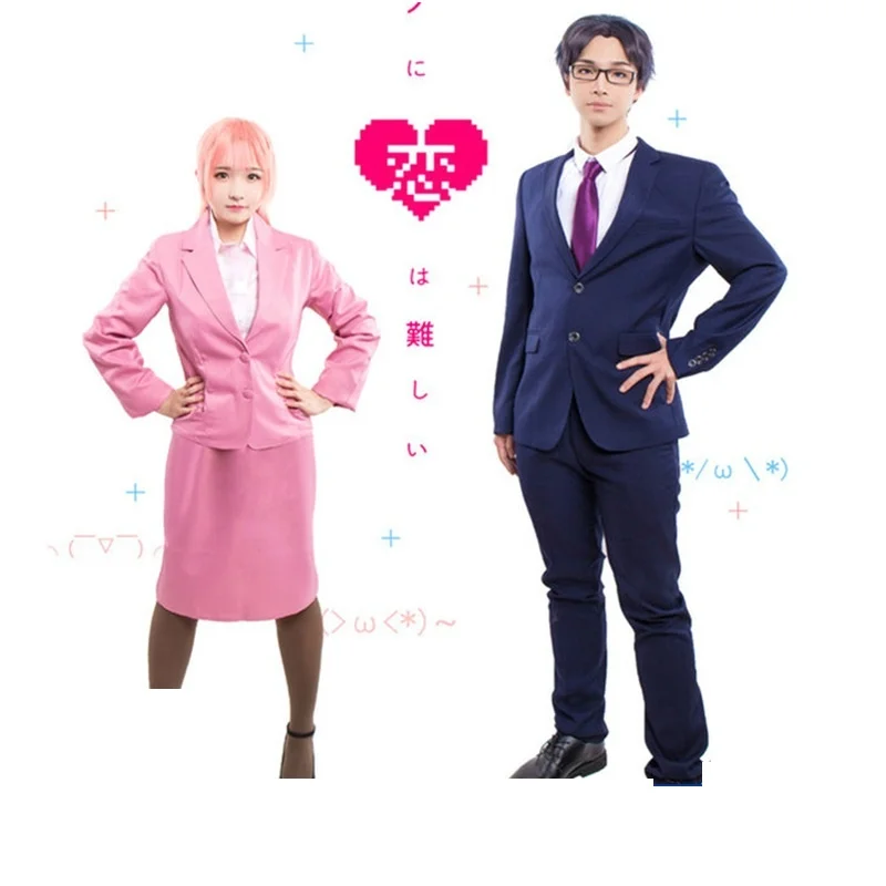 

Anime Cos Wotakoi: Love is Hard for Otaku Cosplay Costumes Momose Narumi Uniform Nifuji Hirotaka Cosplay Costumes